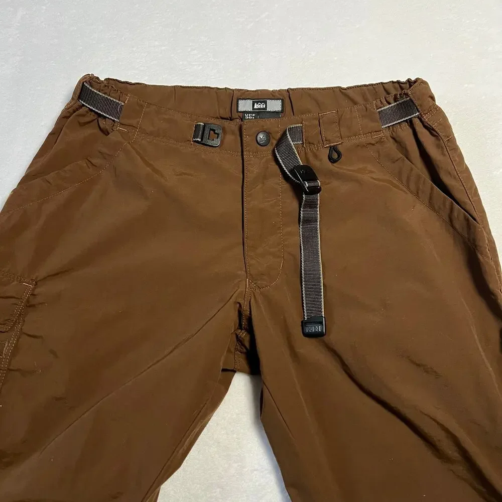 REI Women's Nylon Straight Leg Convertible Cargo Pants Size 6P UPF 30+ Hiking
